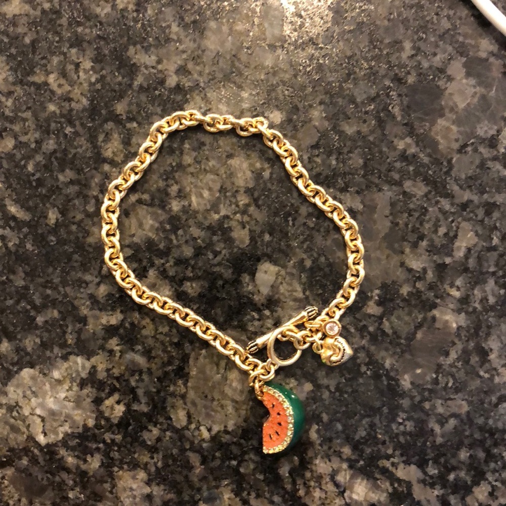 Juicy couture gold charm bracelet